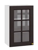 Meble kuchenne - Bristol Witryna Wisząca Gv-45 Szpros Czarny Mat - miniaturka - grafika 1