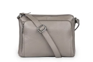 Torebka Skórzana Vera Pelle Antonio Taupe - Torebki damskie - miniaturka - grafika 1