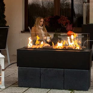 Ogrzewacz gazowy wolnostojący PATIO HORIZONTAL stalowy - sterowanie manualne - Ogrzewacze tarasowe - miniaturka - grafika 1