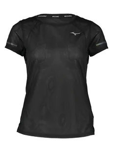 Mizuno Koszulka funkcyjna "DryAeroFlow" w kolorze czarnym - Koszulki sportowe damskie - miniaturka - grafika 1