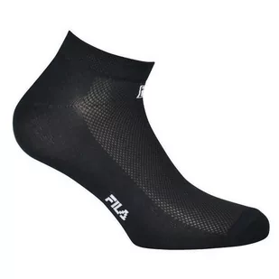 FILA, Skarpety sportowe, Invisible plain socks, 3-pack, F1735, czarne, rozmiar 35/38 - Skarpetki damskie - miniaturka - grafika 1
