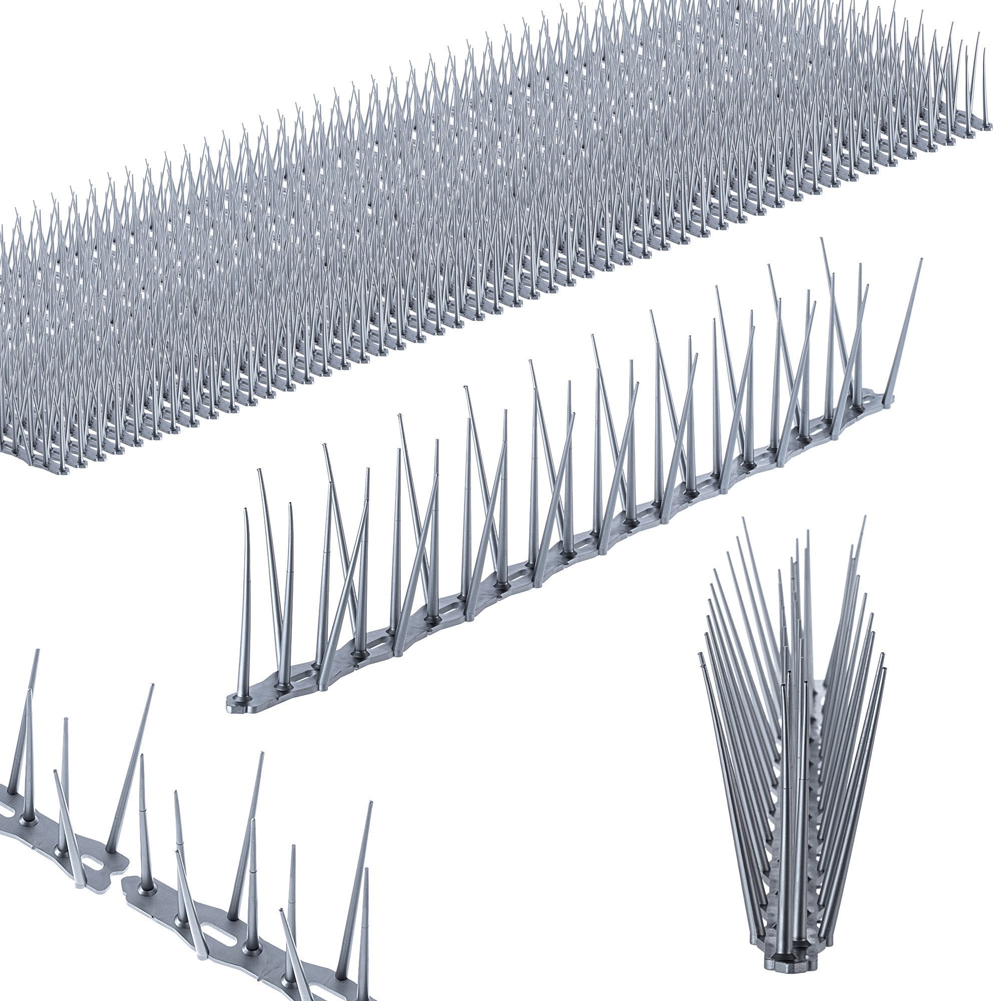 Kadax 50x kolce Na Ptaki Przeciw Ptakom Nierdzewne Wysokie 24,25m