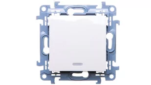 Kontakt Simon Przycisk bez piktogramu z podświetleniem LED (moduł) 10AX, 250V~, - Wyłączniki światła i elektryczne - miniaturka - grafika 1