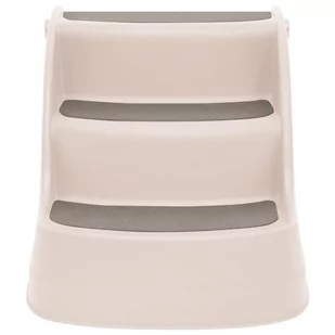 Lumarko Składane, 3-stopniowe schodki dla psa, kremowe, 50x38x38 cm - Sprzęt podróżny i transportery dla psów - miniaturka - grafika 4
