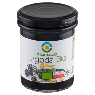 Bio Food JAGODA DELUX BEZGLUTENOWA BIO 240 g (110 g) - 5902693122203 - Zdrowa żywność - miniaturka - grafika 1
