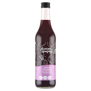 Kiszone Specjały Zakwas z buraka ze śliwką wędzoną 500 ml - Bakalie - miniaturka - grafika 1