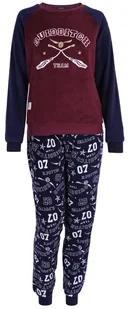 Granatowo-bordowa piżama HARRY POTTER XXS - Piżamy damskie - miniaturka - grafika 1