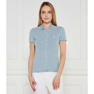 Koszulki i topy damskie - POLO RALPH LAUREN Polo Slim Fit - miniaturka - grafika 1