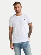 Koszulki męskie - Petrol Industries T-Shirt M-ROS-TSR002 Biały Regular Fit - miniaturka - grafika 1