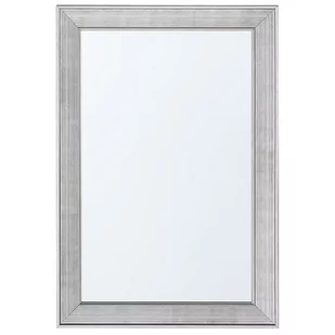 Beliani Lustro ścienne srebrne 61 x 91 cm BUBRY - Lustra - miniaturka - grafika 1