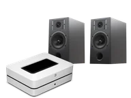 Zestawy stereo - Bluesound POWERNODE (biały) + Diva 3 (czarny) - miniaturka - grafika 1