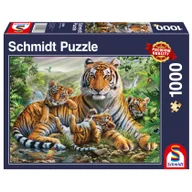 Puzzle - Schmidt Spiele Spiele 58986 Tygrys i szczeniaki, puzzle 1000 elementów 58986 - miniaturka - grafika 1