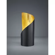 Lampy stojące - Trio RL Frank R50161032 lampka stołowa biurkowa 1x25W E14 czarny mat / złoty - miniaturka - grafika 1