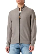 Kurtki męskie - camel active Męska kurtka z dzianiny, szary (Stone Grey), S - miniaturka - grafika 1