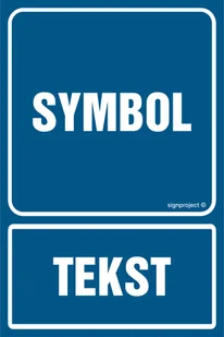 ZNAK NA ZAMÓWIENIE WZÓR D-004, FN - FOLIA SAMOPRZYLEPNA; (250X375MM) - Systemy ekspozycyjne i znaki informacyjne - miniaturka - grafika 1