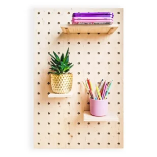 Półka dekoracyjna-organizer ścienny Pegboard - Szafy i szafki dla dzieci - miniaturka - grafika 1