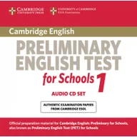 Książki do nauki języka angielskiego - Cambridge Preliminary English Test for Schools 1 Audio 2CD - Praca zbiorowa - miniaturka - grafika 1