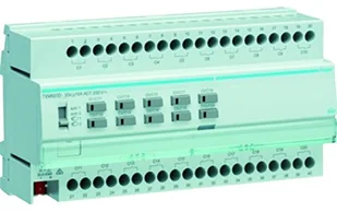 Hager Polo KNX system Sterownik załączający/żaluzjowy 20-/10-krotny 16A C-load, 10 mod. TYM620D TYM620D - Gniazdka elektryczne - miniaturka - grafika 1
