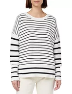 Swetry damskie - ESPRIT Damski sweter 102EE1I322, 112/OFF White 3, M - miniaturka - grafika 1