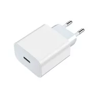 Ładowarki do telefonów - Ładowarka Sieciowa 20W USB-C PD Prestico F8A biała - miniaturka - grafika 1