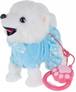 UROCZY INTERAKTYWNY PRZYTULANKA PIESEK CHODZI ZABAWKA DLA DZIECKA NAPREZENT - Lalki dla dziewczynek - miniaturka - grafika 1