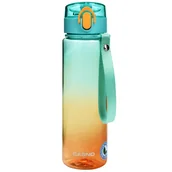 Shakery i bidony sportowe - Casno, butelka tritanowa z ustnikiem Aura, zielono-pomarańczowa, 560 ml - miniaturka - grafika 1