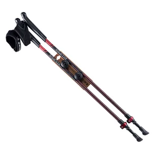 Kije nordic walking HI-TEC ECLIPSIS M000165250 – Czerwony - Nordic walking - miniaturka - grafika 1