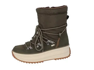 TOM TAILOR Damskie buty zimowe 6390910006, khaki, 39 EU - Śniegowce damskie - miniaturka - grafika 1