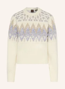 Boss Sweter Farombo beige - BOSS - Swetry damskie Boss Sweter Farombo beige - BOSS - Swetry damskie - miniaturka - grafika 1