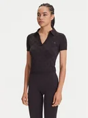 Bluzki damskie - Guess Bluzka V5YP10 Z3OA0 Czarny Regular Fit - miniaturka - grafika 1