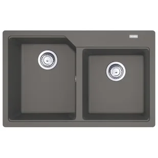 Franke Urban UBG 620-36-33 GSC Zlewozmywak granitowy dwukomorowy 78x50 cm kamienny szary 114.0687.310 - Zlewozmywaki - miniaturka - grafika 1
