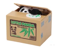 Skarbonki - Skarbonka Interaktywna Kot Złodziejaszek Zabawka Panda Perfectlife - miniaturka - grafika 1