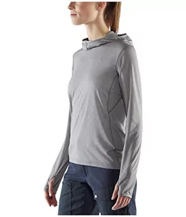 Bluzy damskie - Fjallraven FJALLRAVEN Damska bluza Abisko Sun-Hoodie W bluzy, Shark Grey, M F84108 - grafika 1