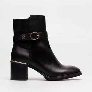 TOMMY HILFIGER TH BELT HEELED BOOT - Tommy Hilfiger - Botki damskie - miniaturka - grafika 1