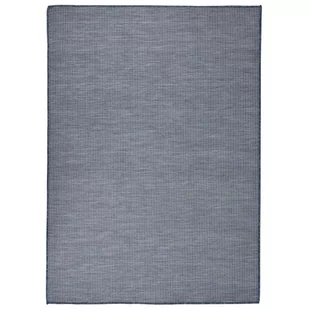 vidaXL Dywan zewnętrzny o płaskim splocie, 200x280 cm, niebieski - Dywany zewnętrzne - miniaturka - grafika 1