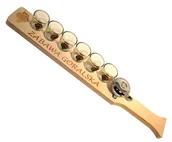 Kieliszki - Deska do shotów ZESTAW 6 kieliszków 49 cm, dzwonek - miniaturka - grafika 1