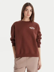 New Balance Bluza WT53516 Brązowy Relaxed Fit - Bluzy damskie - miniaturka - grafika 1