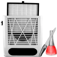 Filtry do odkurzaczy - Odkurzacz do paznokci Odkurzacz do paznokci 80W z filtrem Odkurzacz stołowy Profesjonalne zestawy do manicure Odkurzacz do paznokci Pielęgnacja paznokci Manicure Silver Retoo - miniaturka - grafika 1