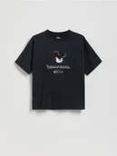 Koszulki dla chłopców - Reserved - Bawełniany t-shirt Mickey Mouse - czarny - miniaturka - grafika 1