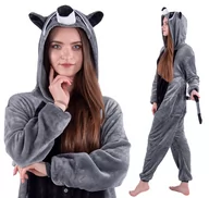 Piżamy chłopięce - Szop Pracz Piżama Kigurumi Onesie Dzieci 176 - miniaturka - grafika 1