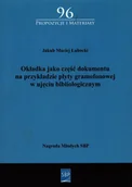Historia Polski - Łubocki Jakub Maciej Okładka jako część dokumentu na przykładzie płyty gramofonowej w ujęciu bibliologicznym - miniaturka - grafika 1