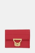 Portfele - Coccinelle portfel skórzany damski kolor czerwony E2 MD5 11 F0 01 - miniaturka - grafika 1