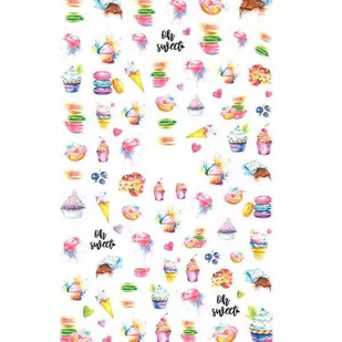 Allepaznokcie Naklejki do paznokci cienkie samoprzylepne Miss Colour Nr F647 - Ozdoby do paznokci - miniaturka - grafika 1