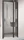 Vitalle NOLA drzwi wahadłowe 1-skrzydłowe z polem stałym prawe 90 cm czarne VN1GR090203PK