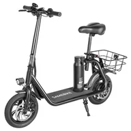 Hulajnogi elektryczne - SAMEBIKE SM-C01 Foldable Electric Scooter with Seat 350W Motor 36V 10 4Ah Battery 12 inch Tire 32km/h Max Speed 25km Range - miniaturka - grafika 1
