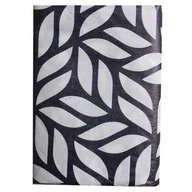 Obrusy i serwetki - Obrus winylowy MUSTER 150 x 180 cm biało-czarny - miniaturka - grafika 1