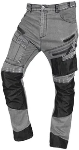 Neo Spodnie robocze DENIM, wzmocnienia Oxford, szare, rozmiar L - Odzież robocza - miniaturka - grafika 1