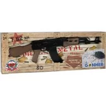 Gonher Duży Karabin maszynowy AK-47 na kapiszony - Zabawki militarne - miniaturka - grafika 1