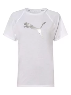 Puma - T-shirt damski, biały - Koszulki i topy damskie - miniaturka - grafika 1