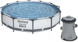 Bestway Basen Sirocco z akcesoriami, okrągły, niebieski, 366 cm, 56416 Aquafun - Baseny ogrodowe - miniaturka - grafika 4